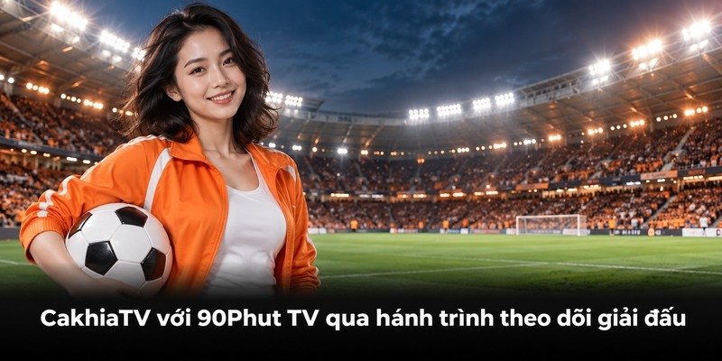 CakhiaTV với 90Phut TV qua hành trình theo dõi giải đấu